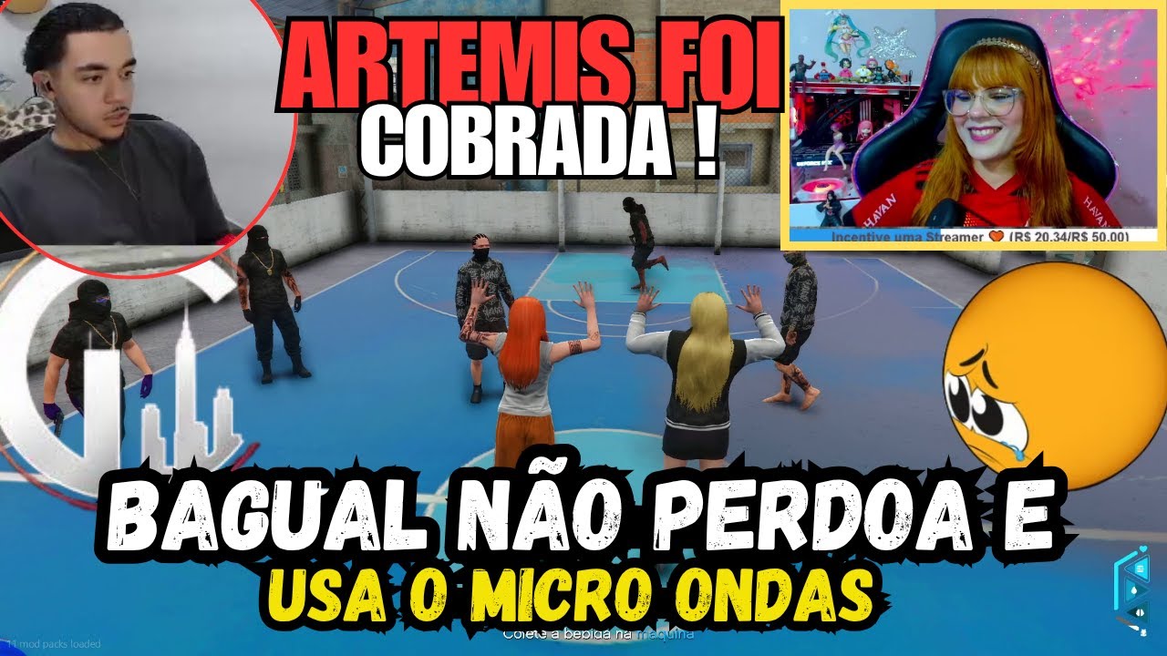BAGUAL COBRA ARTEMIS POR TER AJUDADO TICO COM A DOMINAÇÃO DA FAVELA E USA MICRO ONDAS 😢😭😭