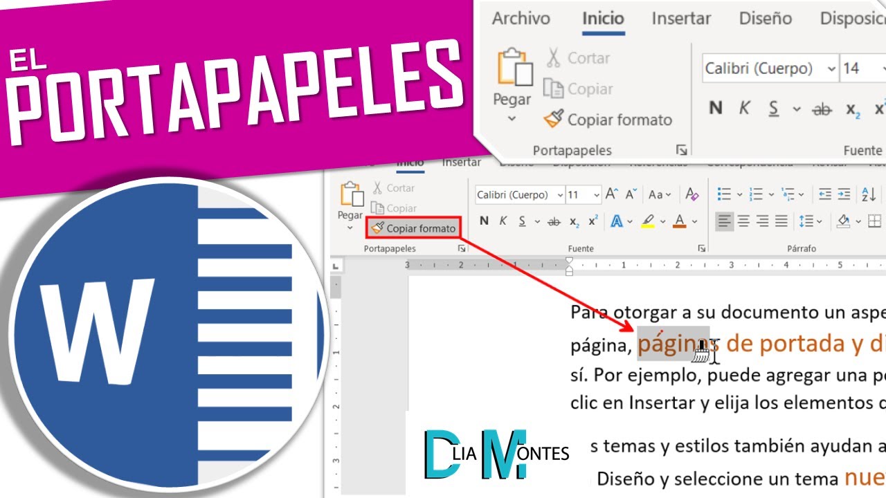 PORTAPAPELES  - MICROSOFT WORD - Cap 3
