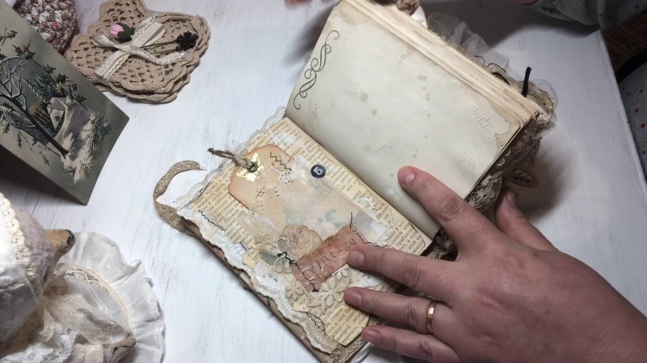 Винтажный блокнот от инста-феи 🔮