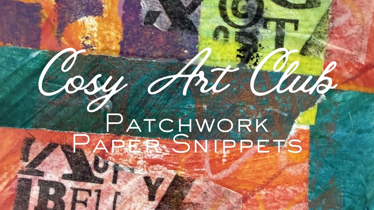 Cosy Art Club -  Patchwork Paper Snippet Roll