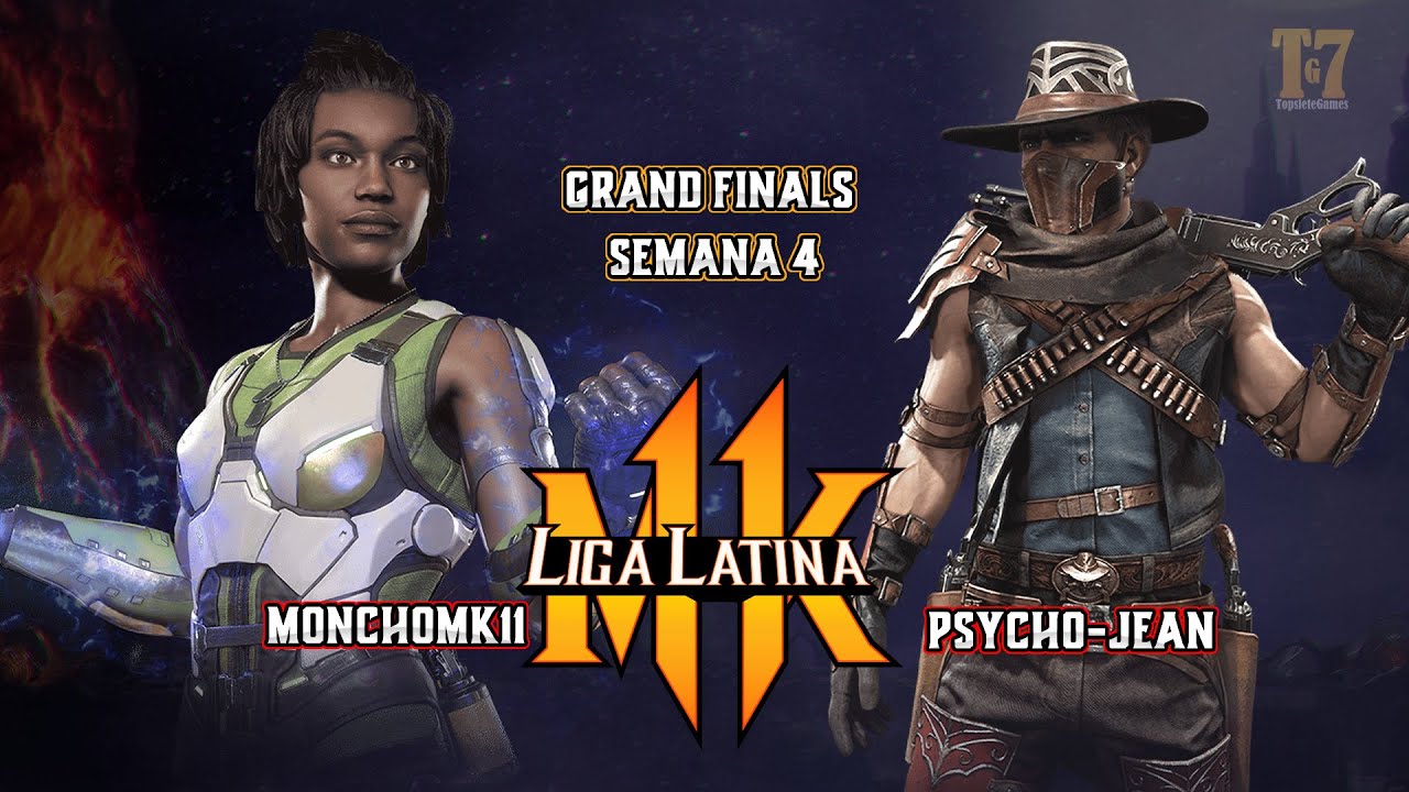GRAND FINALS - PSycho-Jean vs MonchoMK11 - Erron vs Jacqui -  MK11 Liga Latina Sur S4