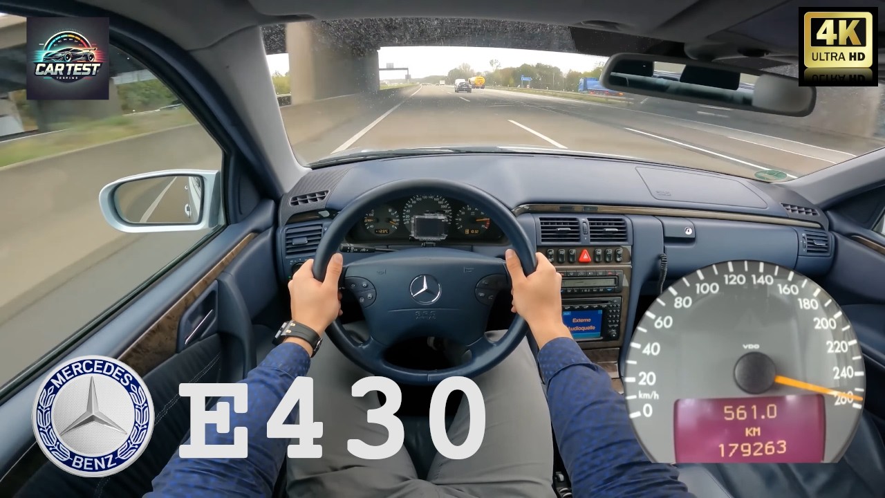Mercedes E430 W210 POV Drive &ndash; V8 Comfort & Classic Elegance on the Road!