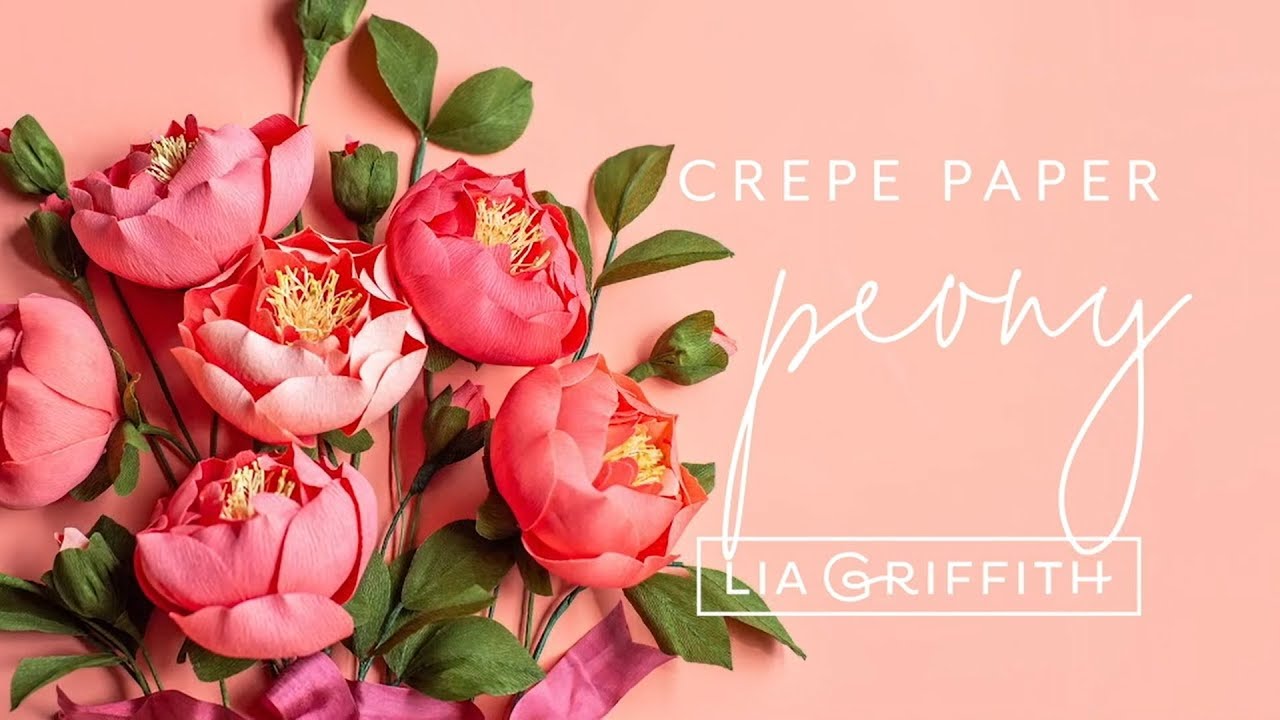 Lia Griffith Crepe Paper - Peony