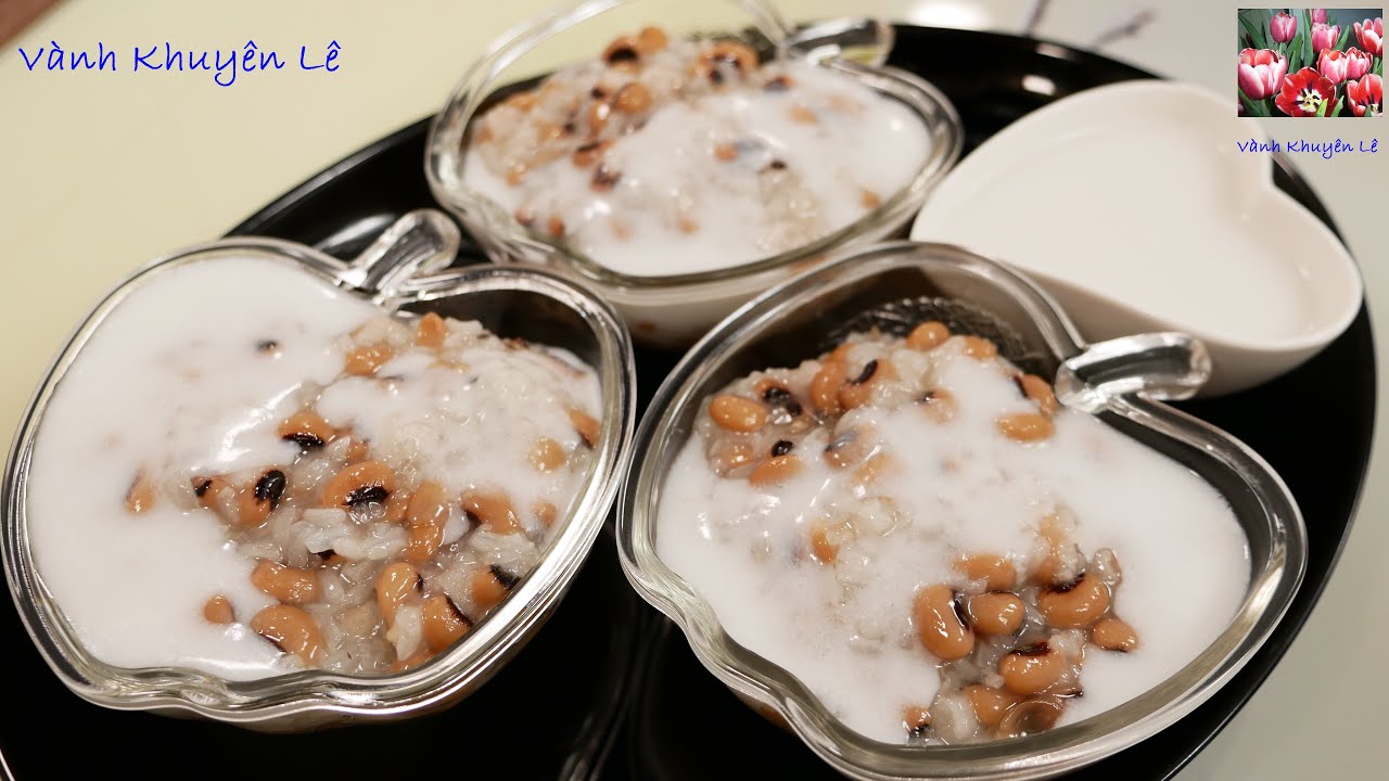 Chè Đậu Trắng Nấu Cấp tốc - Cách Nấu Chè nhanh từ Đậu Hộp, Blacked eye bean sweet Soup, Vanh Khuyen