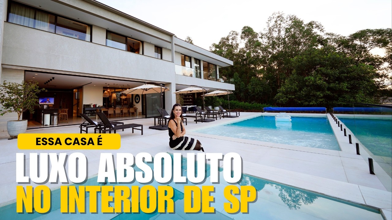 MANSÃO MODERNA DE R$ 20.000.000,00 NO CONDOMÍNIO TERRAS DE SÃO JOSÉ 2 | COM ARQUITETURA ASSINADA