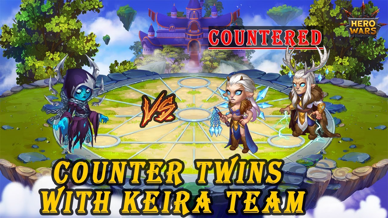 Counter twins with Keira team | Hero Wars Mobile