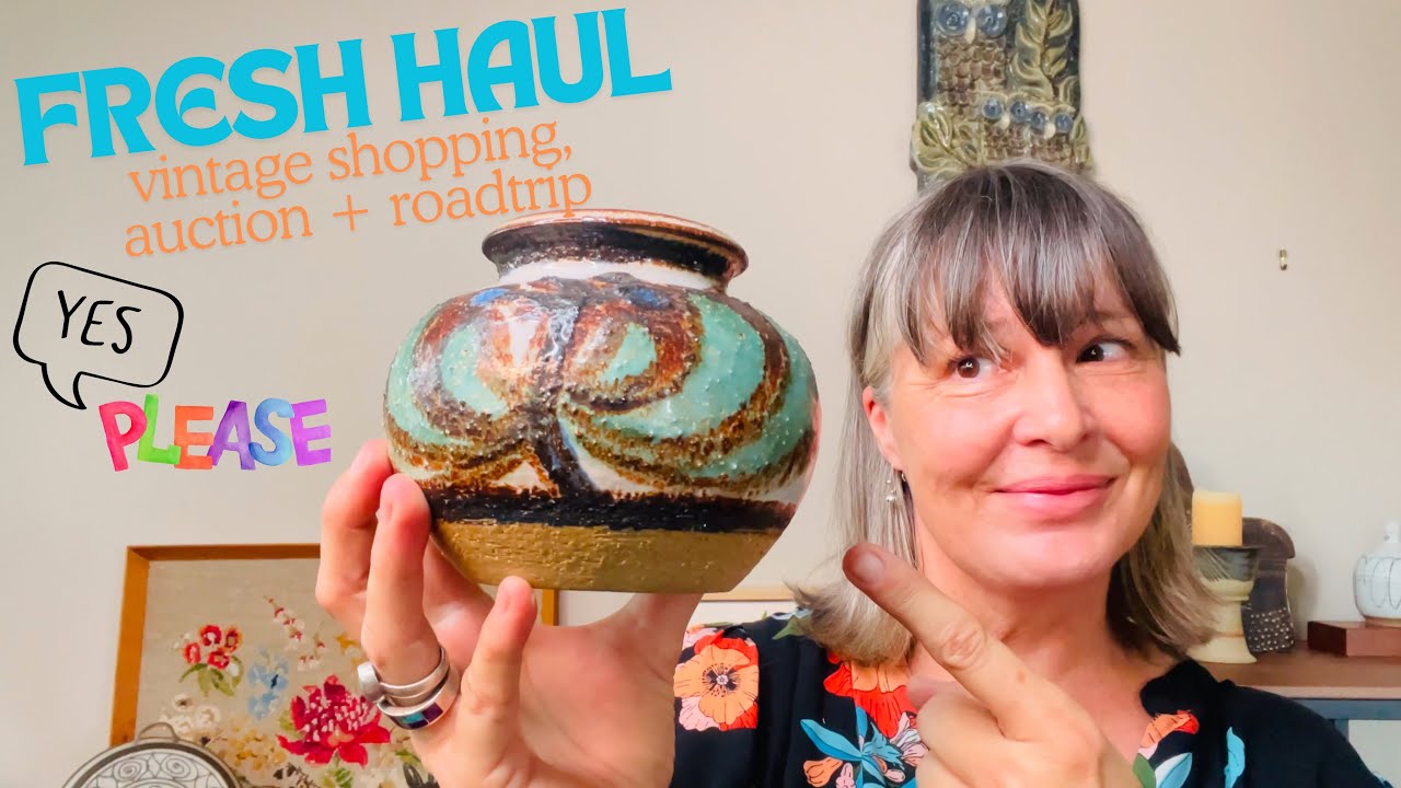 Fresh Haul for 2025! Auction, Vintage Shopping and Road Trip Finds!