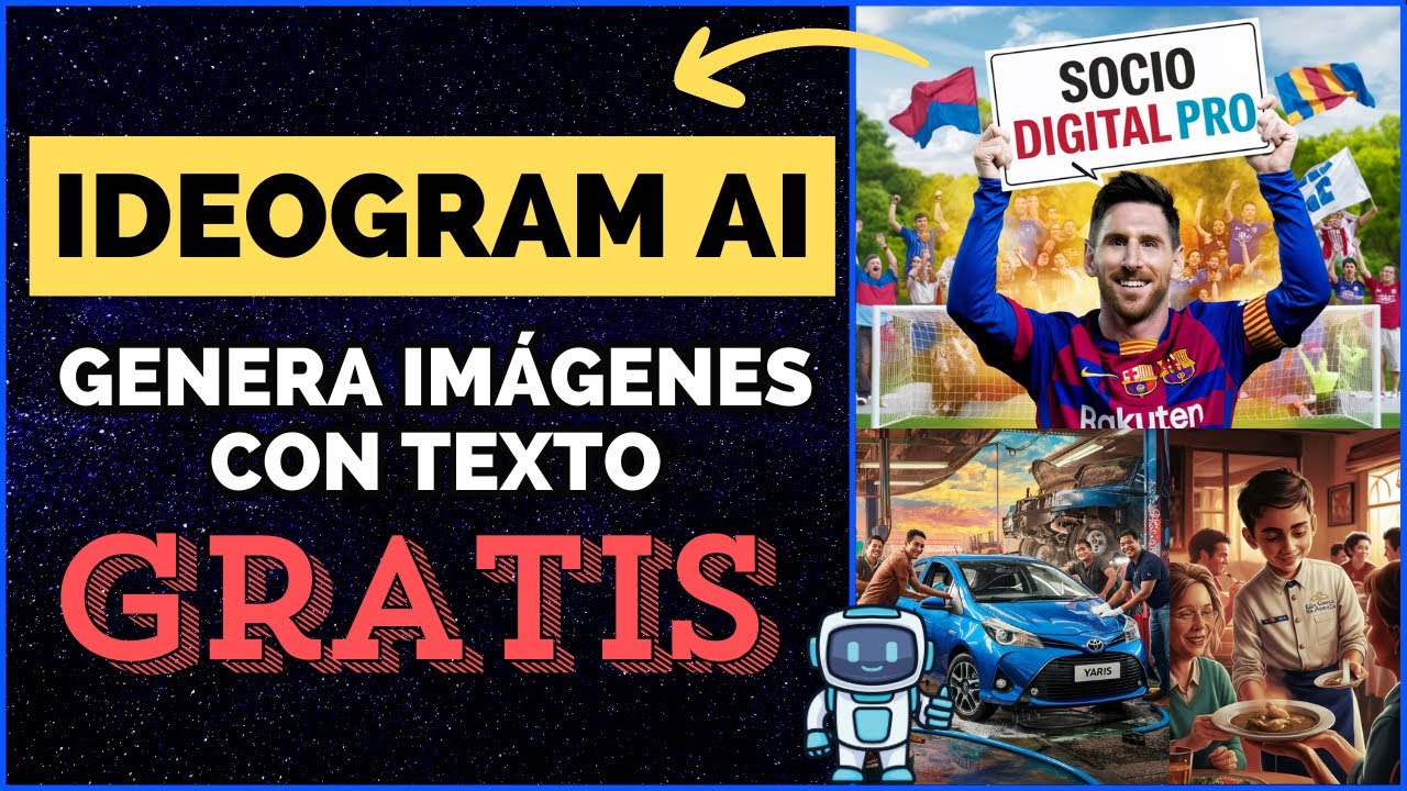 🔵Cómo usar IDEOGRAM AI 🤖 Generar imágenes con texto GRATIS