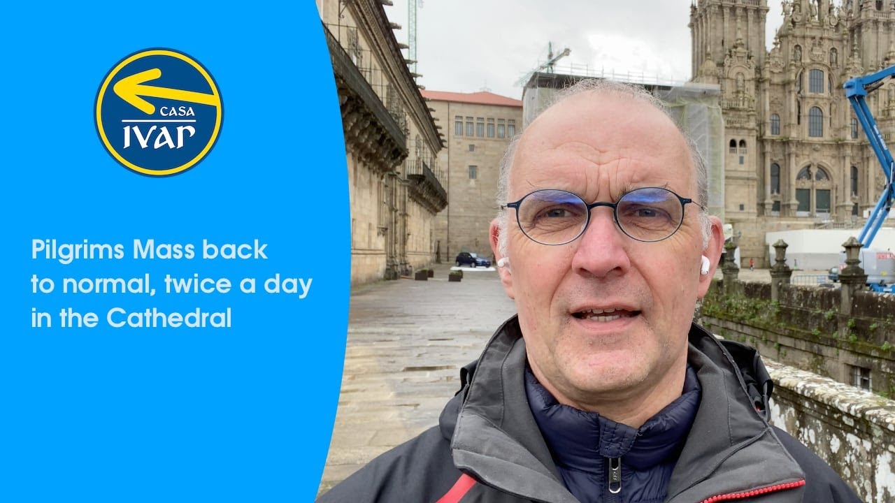 Pilgrims mass, twice a day, in the Cathedral again
