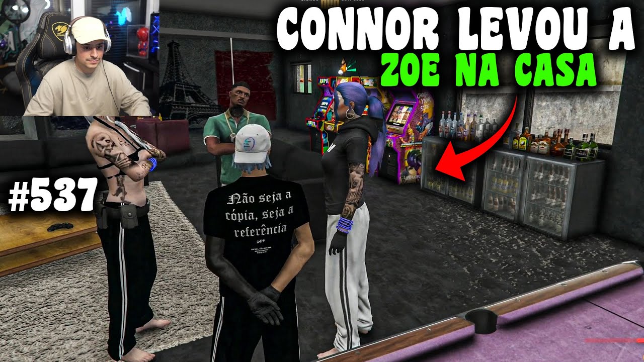 CONNOR LEVOU A ZOE PRA CONHECER A CASA DELE NA FAVELA! EP 537