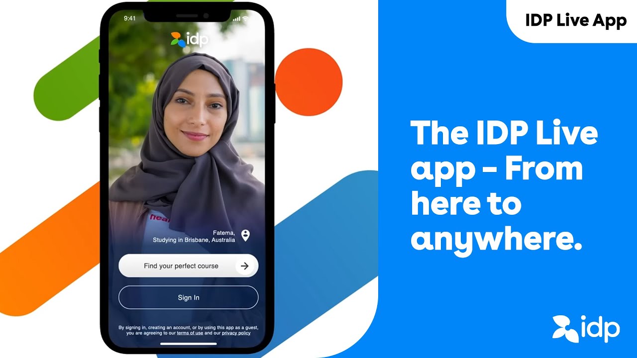 The IDP Live app &ndash; From here to anywhere.