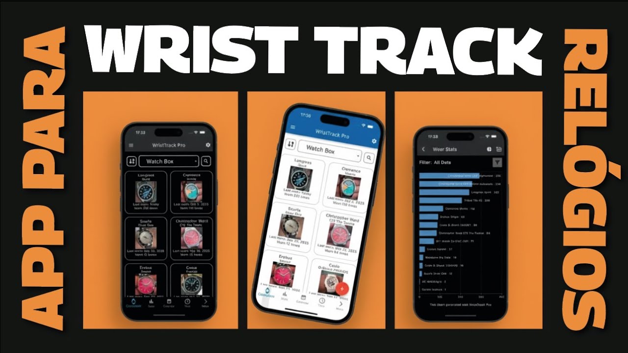 Leve a Sua Coleção de Relógios para Todos os Lugares | Conheça o App Wrist Track