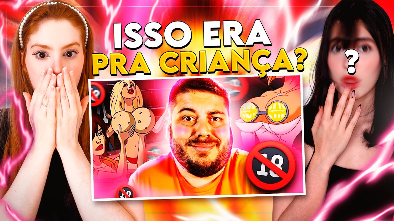 REACT | Desenhos que eram adultos demais! (Nerd Show) | CR Reacts
