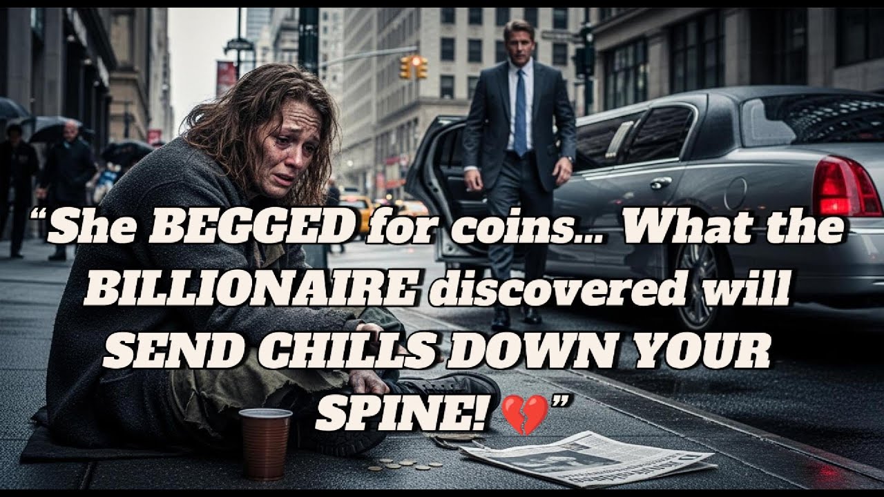 She BEGGED for coins… What the BILLIONAIRE discovered will SEND CHILLS DOWN YOUR SPINE! 💔