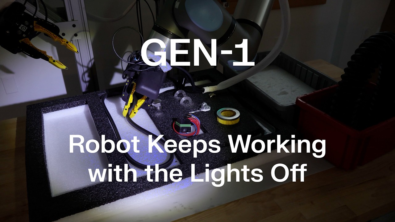Robot keeps working with the lights off | Generalist