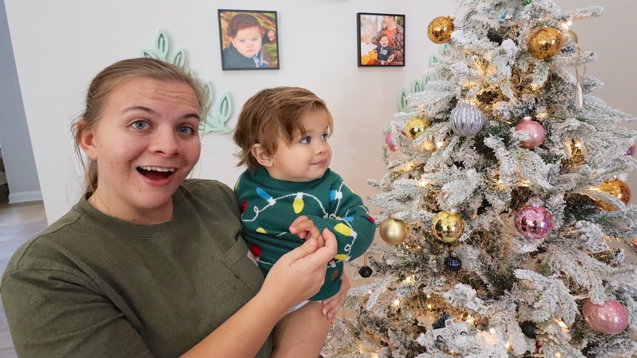 Jaxton's Reaction To The Christmas Tree!!