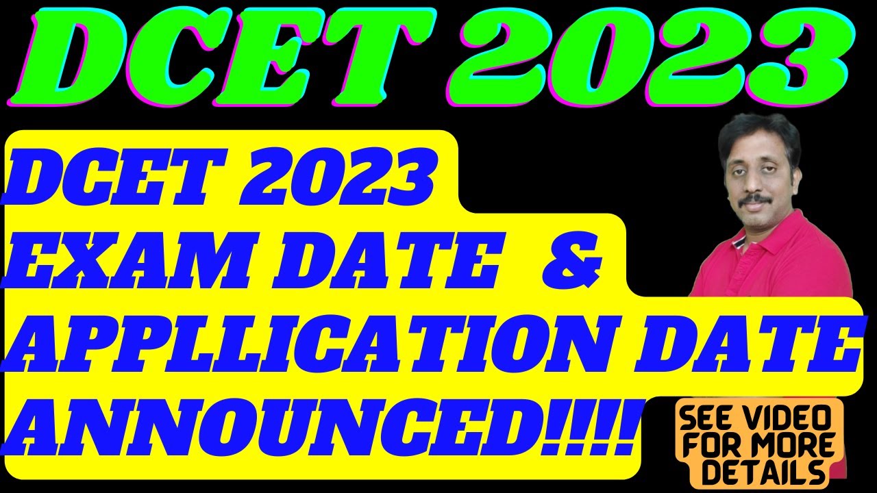 DCET 2023 EXAM DATE ANNOUNCED!!! |DCET ONLINE APPLICATION |DCET 2023 Online Coaching from ND Academy