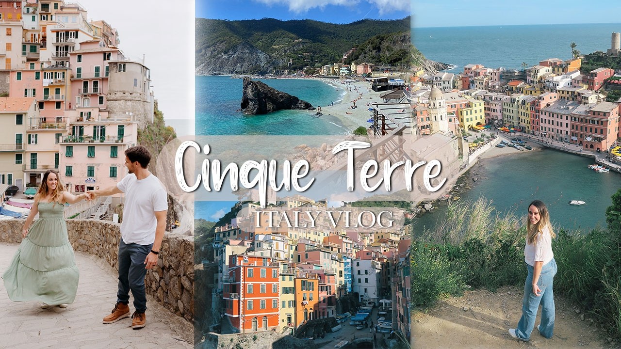cinque terre vlog | exploring villages, beaches, trails, & taking a pesto class!