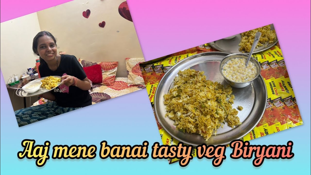 Veg biryani recipe || patidev kha k kya bole❤️#vlog #recipe 