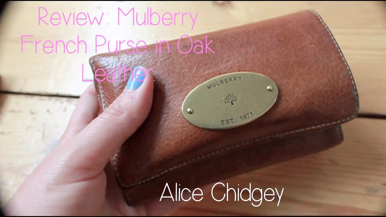 Review: Mulberry French Purse in Oak Leather | Alice Chidgey