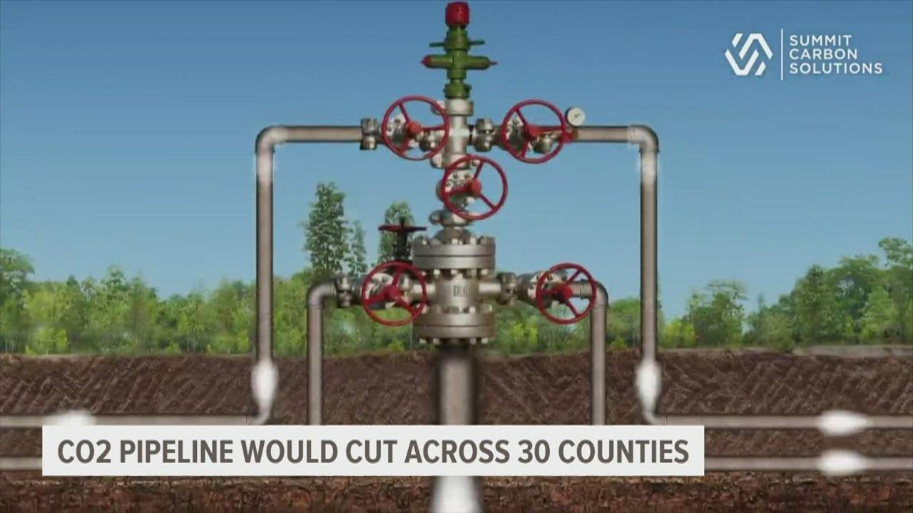 Proposed pipeline would run through 30 Iowa counties, 4 other states