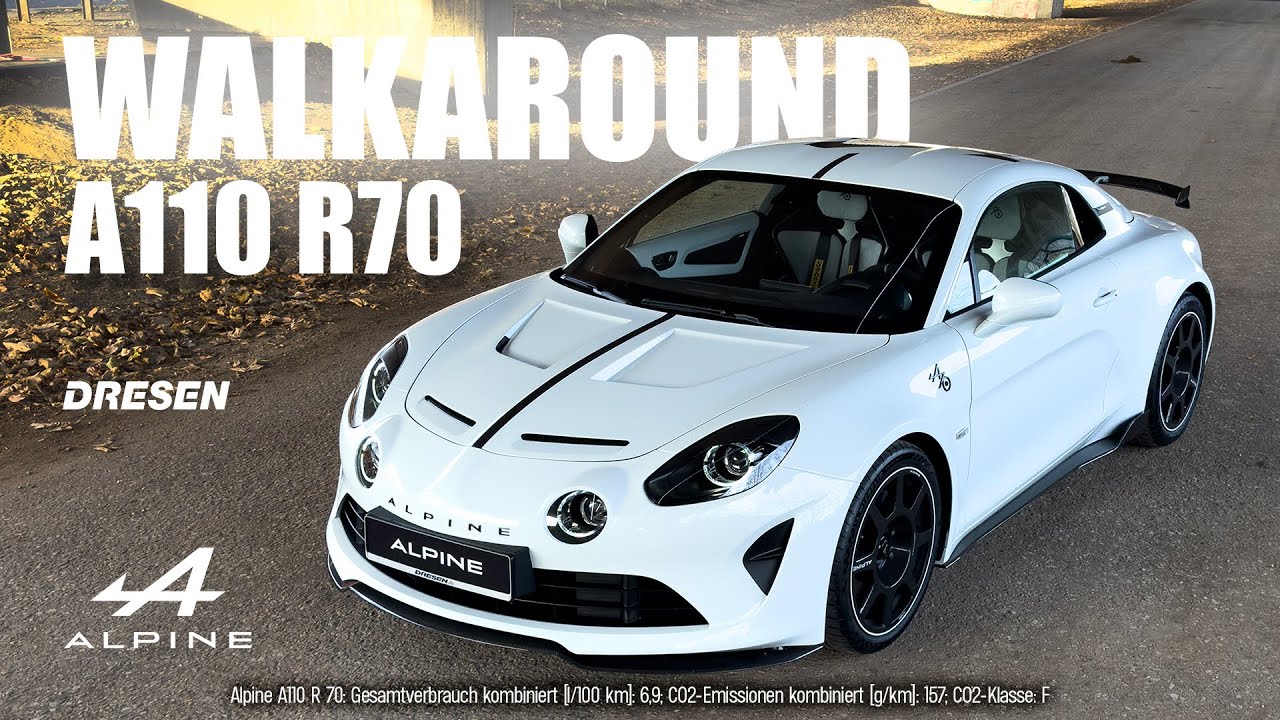 Alpine A110 R70 Blanc – Walkaround 2025