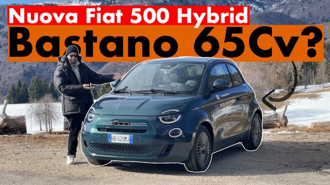 Fiat 500 Hybrid: riuscirà a salire in MONTAGNA? E quali sono i consumi reali? | Stress Test
