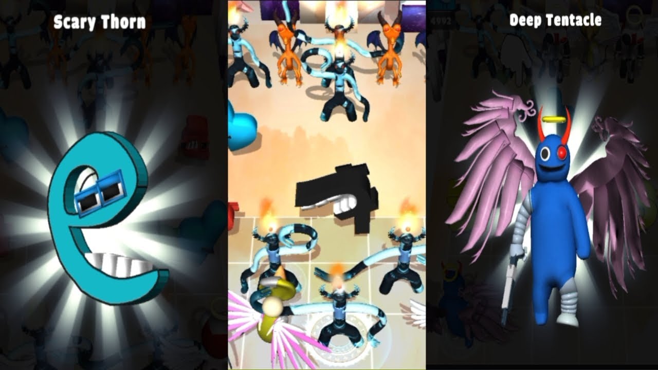 New Update Merge Monster Rainbow Vs Alphabet Lore