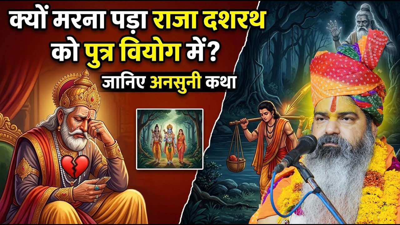 क्यों मरना पड़ा राजा दशरथ को पुत्र वियोग में ? जानिए अनसुनी कथा ! Raja Dashrath Ki Mrityu Kaise Hui ?