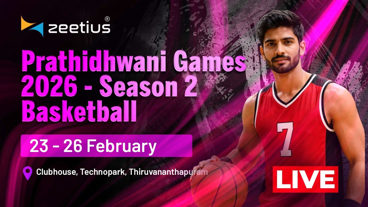 Day 3 - SEMI-FINALS - PRATHIDHWANI GAMES 2026 - Season 2 - BASKETBALL