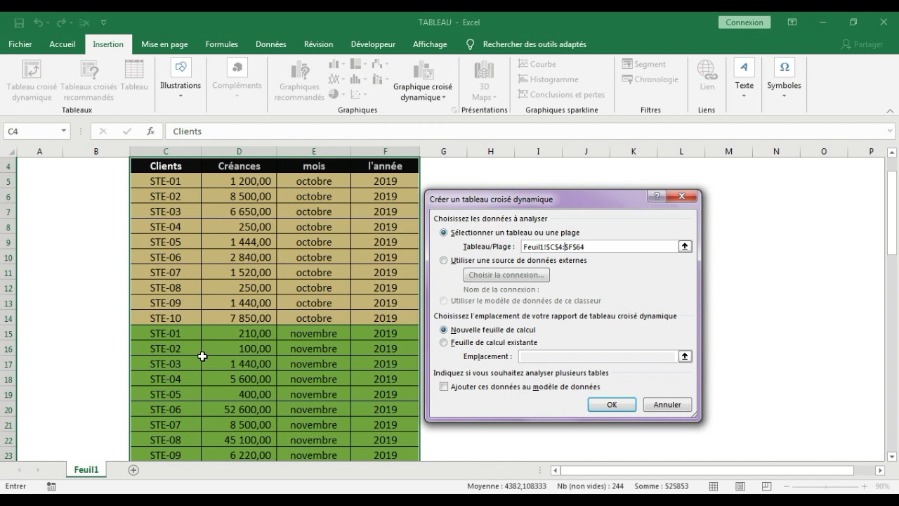 Comment utiliser le tableau croisé dynamique dans Excel en arabe ( darija)