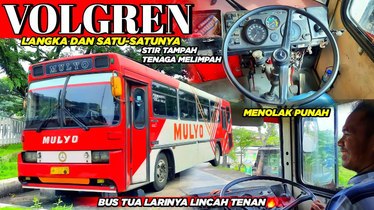 BUS TUA INI LARINYA LINCAH TENAN | Trip MULYO VOLGREN Puwokerto-Jogja
