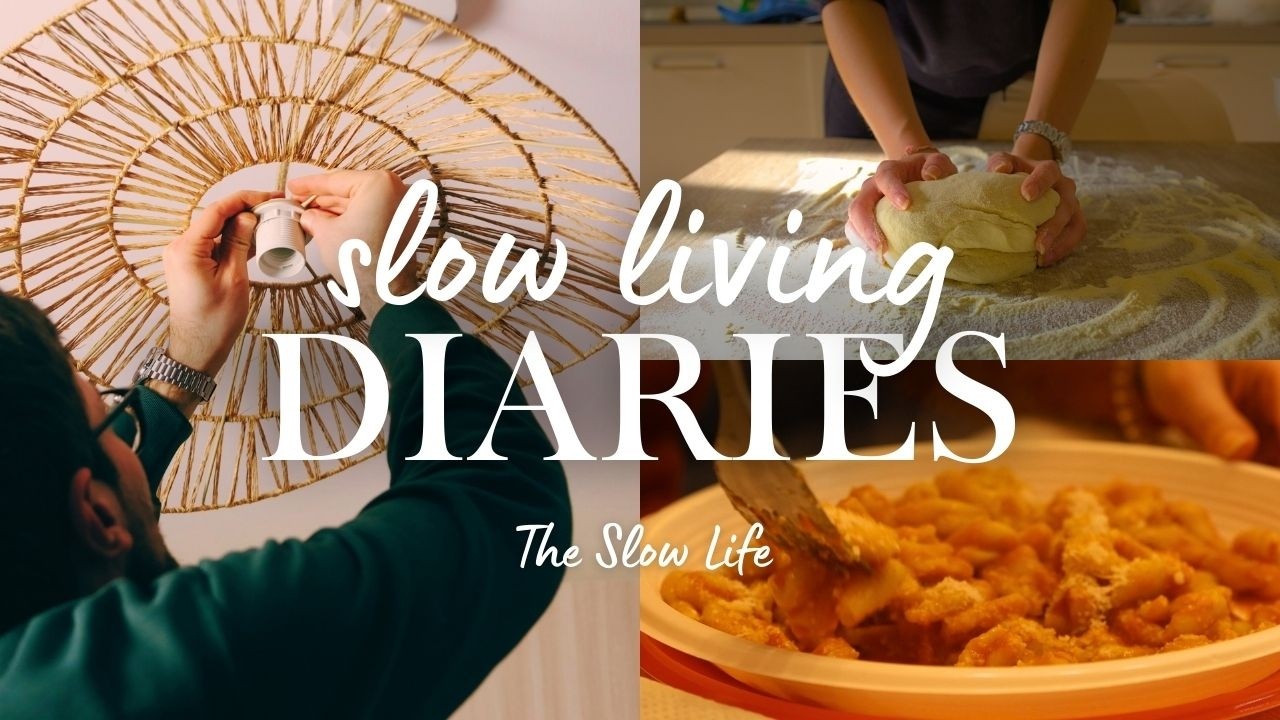 Living Slowly at home 🏠💖 Handmade Pasta, Assembling a Chandelier | ASMR and Relax