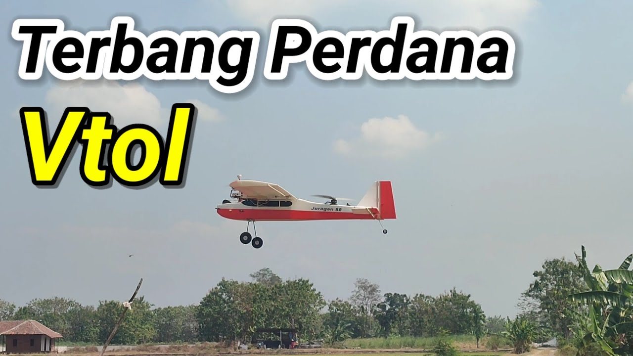 🔴 TERBANG PERDANA PESAWAT RC VTOL SIAP KIRIM SUMATERA SELATAN 🛩❗