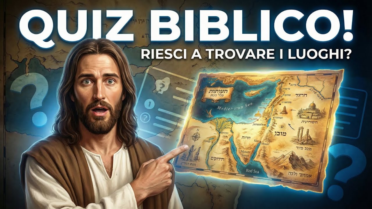 QUIZ BIBLICO! Mappa della Bibbia!