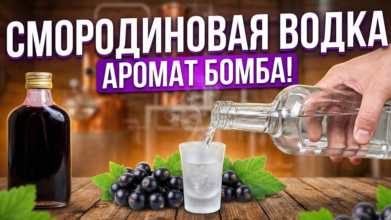 Лучше Absolut Kurant? Рецепт Черносмородиновой водки дома