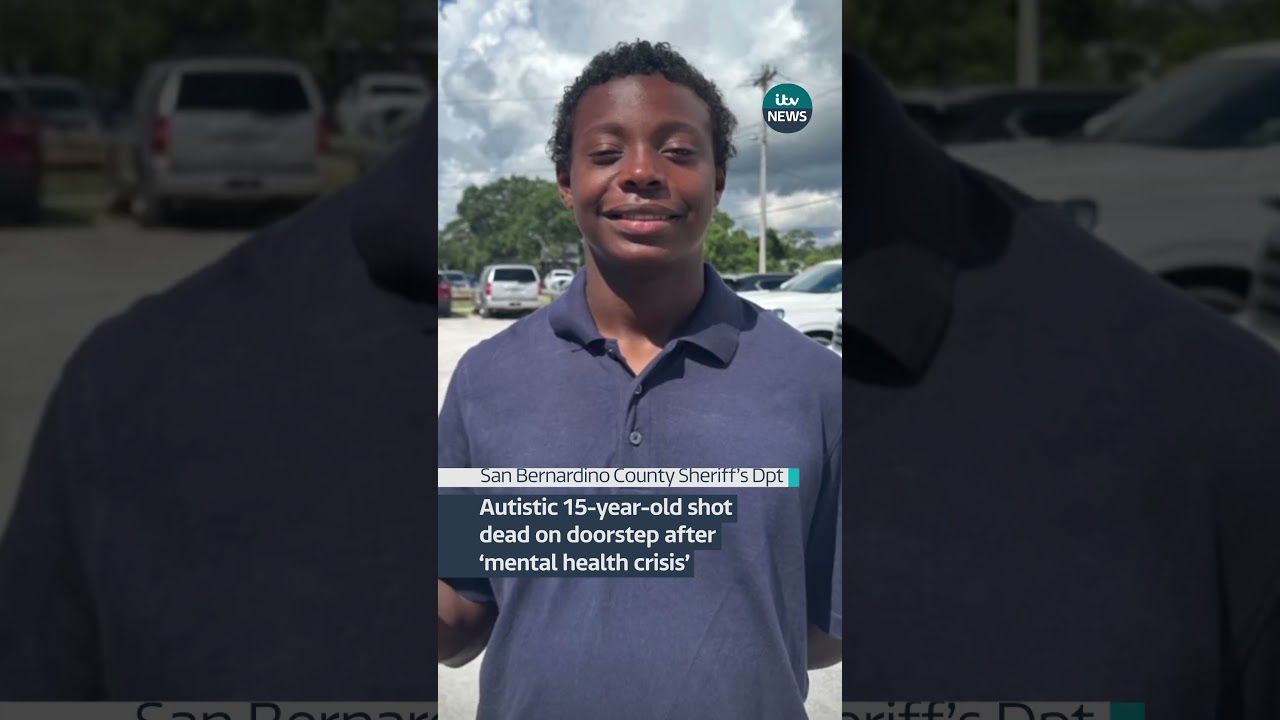 Autistic 15-year-old shot dead on doorstep after &lsquo;mental health crisis&rsquo;#itvnews #news #shooting