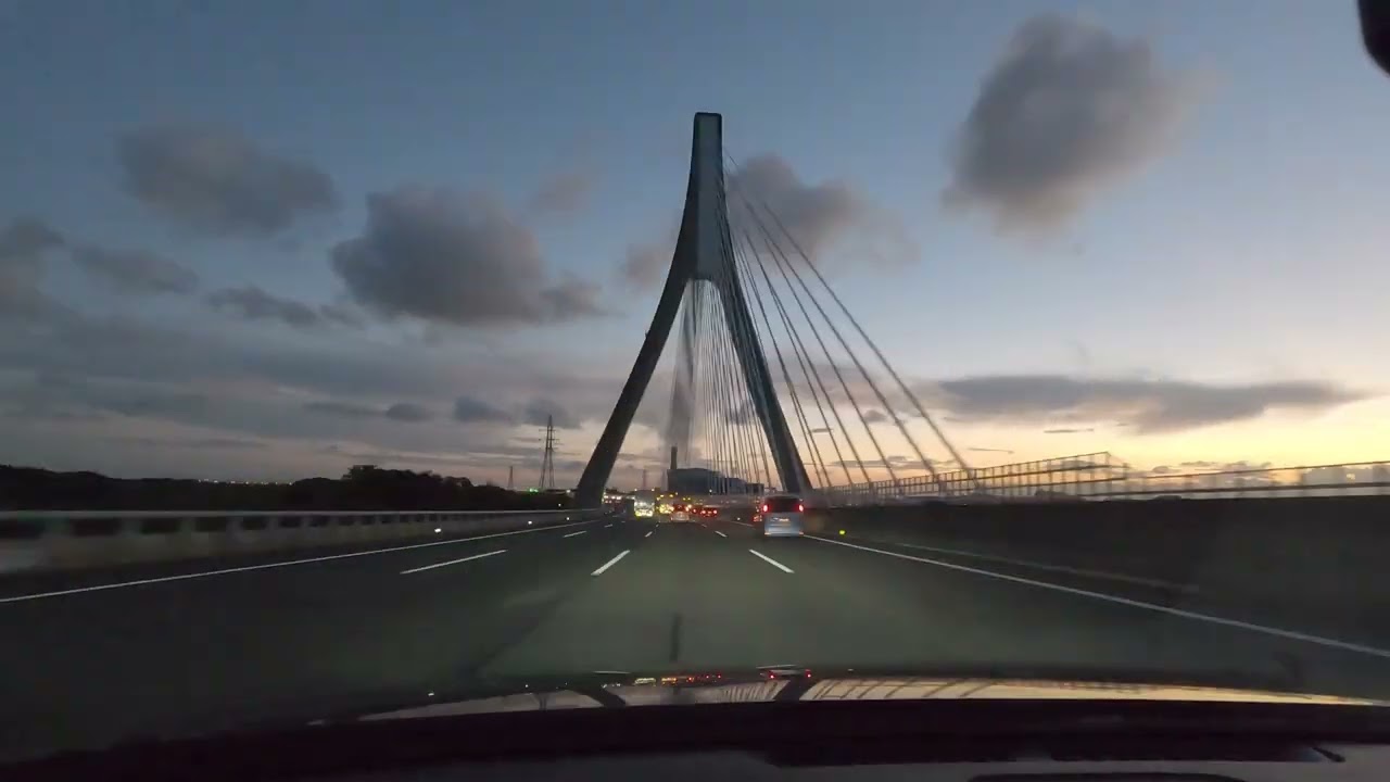 【東京IC→福岡IC】車で1000km長距離ドライブ 【タイムラプス】