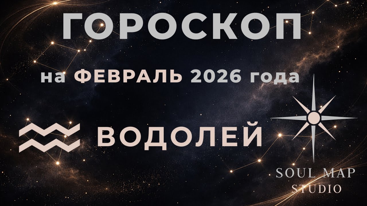 ВОДОЛЕЙ гороскоп на ФЕВРАЛЬ 2026 года от Soul Map Studio