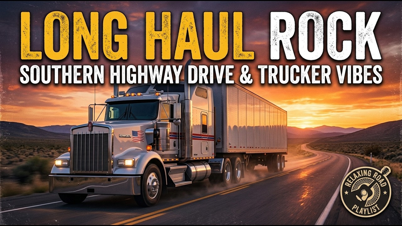 Long Haul Rock Music &ndash; Southern Highway Drive & Trucker Vibes | Relaxing Road Playlist