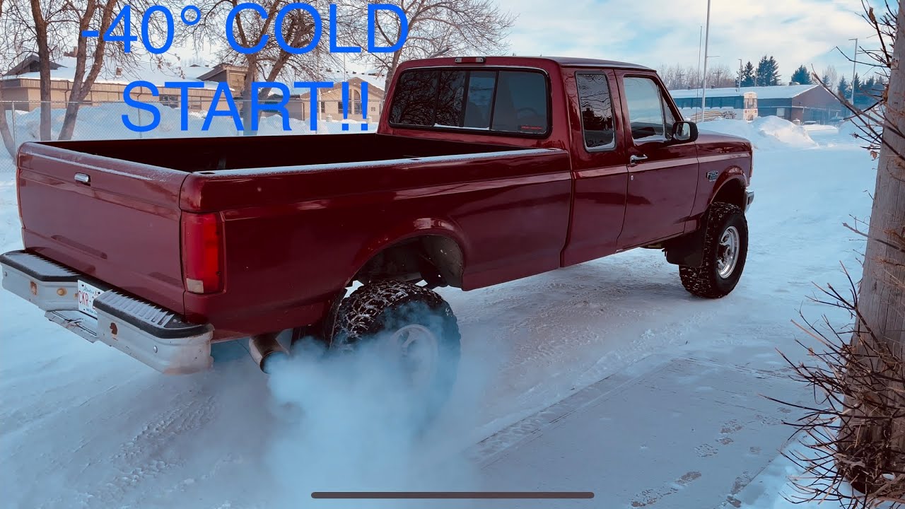 -40° 7.3 POWERSTROKE COLD START!!
