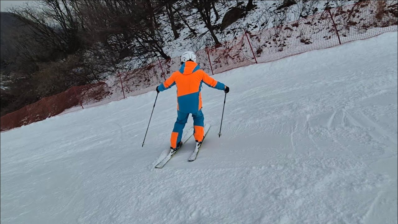 A 자로 초보자가 상급가면 하는 행동 흉내내기⁉️오징어 다리는 나만 할수 있데요~⛷️