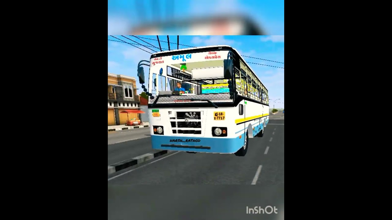 gsrtc bus livery 🤩#gsrtcbus#buslover#kinjaldave#like#share #subscribe