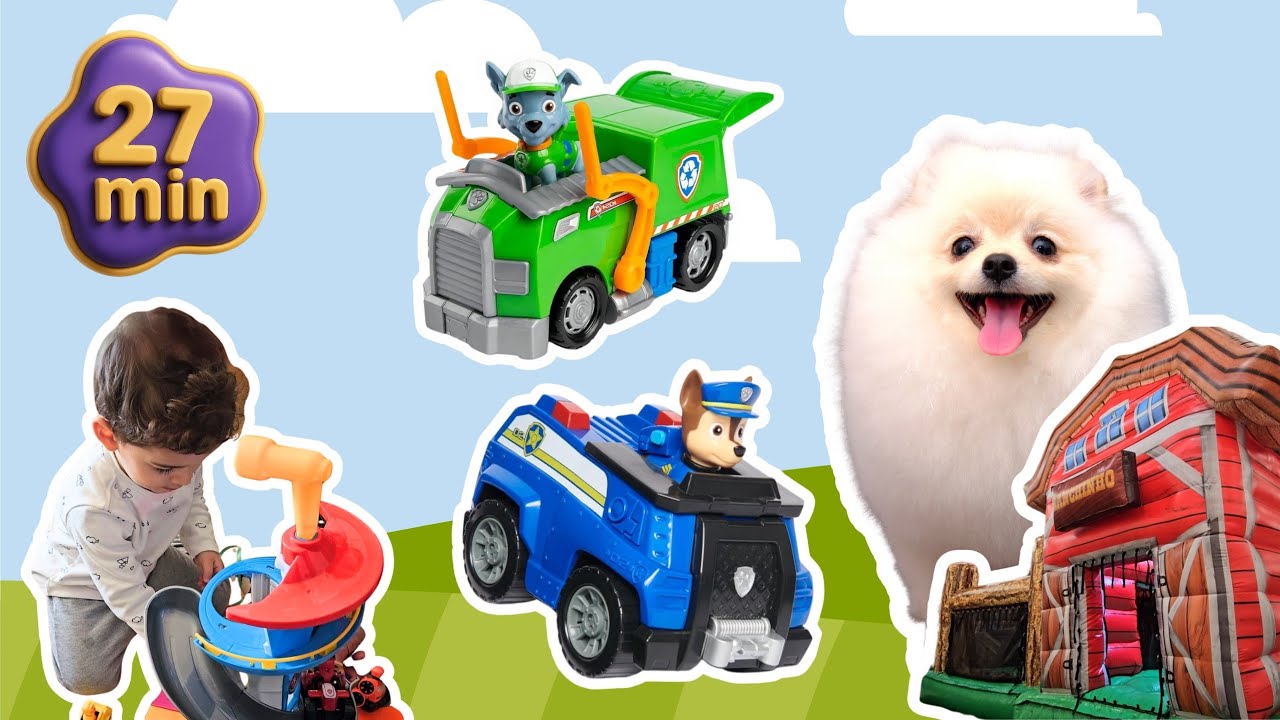 DIVERSÃO COM O APOLO! 27 Min de muita diversão com Patrulha Canina, Fazendinha e muito mais!