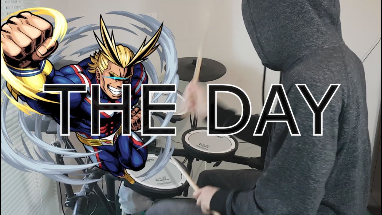 Boku no Hero Academia S1 OP Full『THE DAY/Porno Graffitti』(僕のヒーローアカデミア) Drum Cover (叩いてみた)