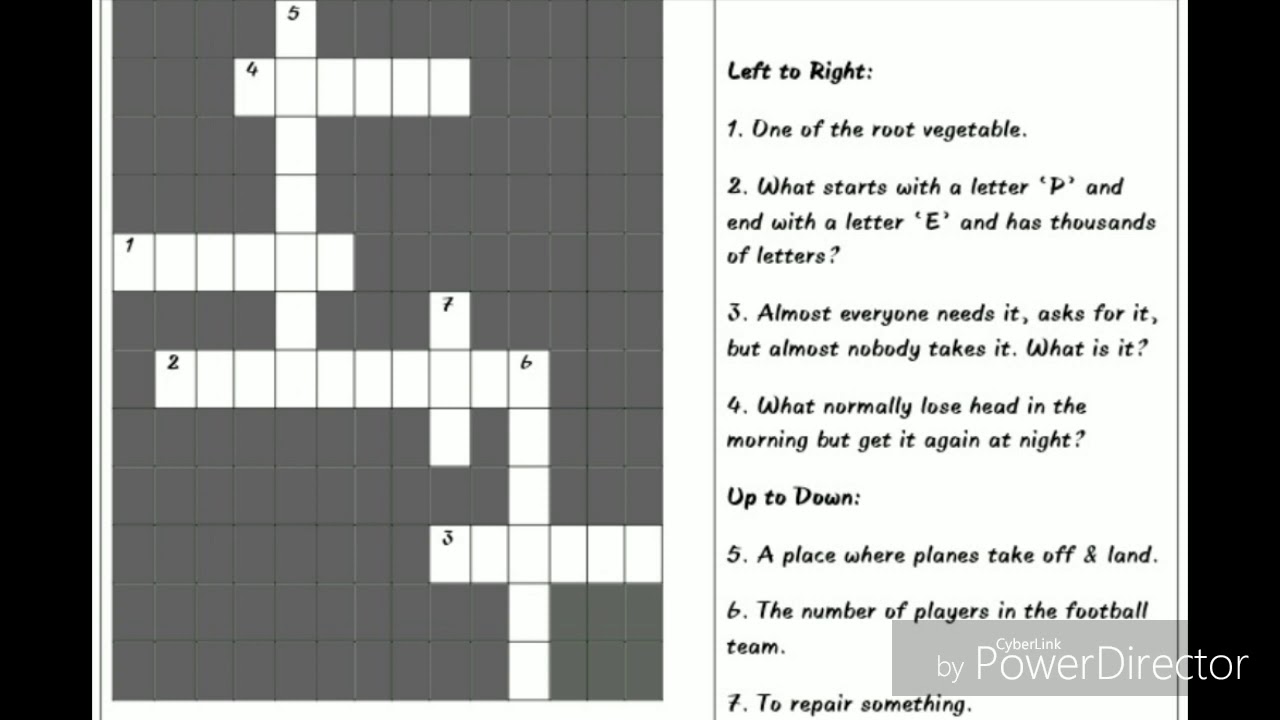 Crosswords for Super Kids