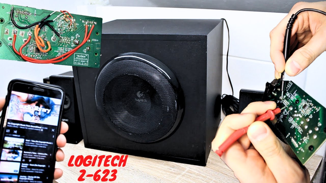 KUPIŁEM SUBWOOFER LOGITECH Z-623 ZA 50ZŁ- URUCHAMIANIE BEZ GŁOŚNIKA STERUJĄCEGO 4K