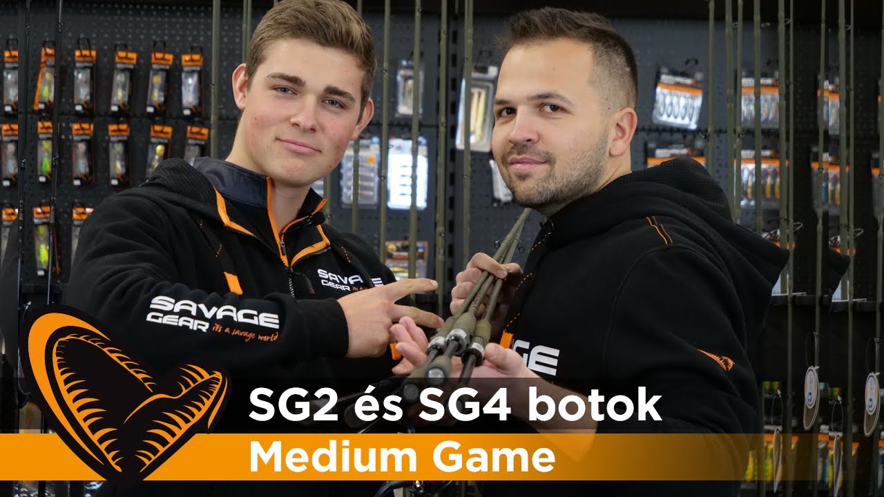 Savage Gear SG2 és SG4 Pergetőbotok - A sokoldalú Medium Game