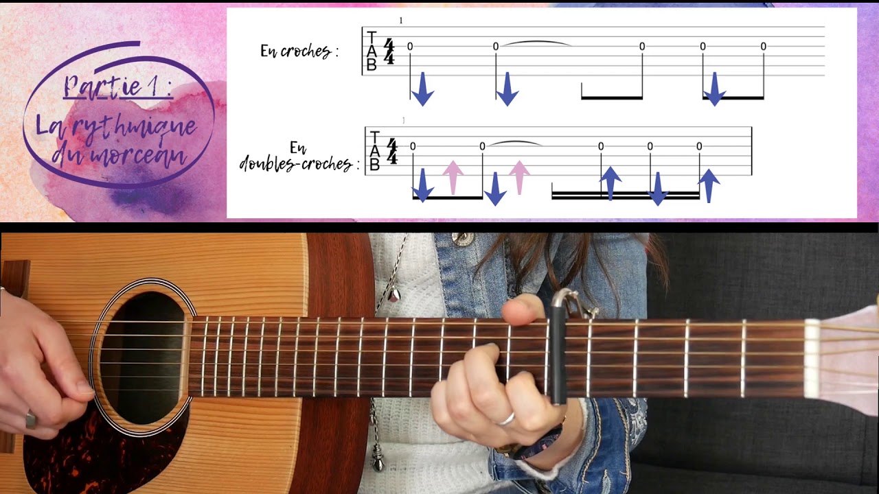 La scène - Mathieu Chedid/Vanessa Paradis - Guitare Tutoriel Facile
