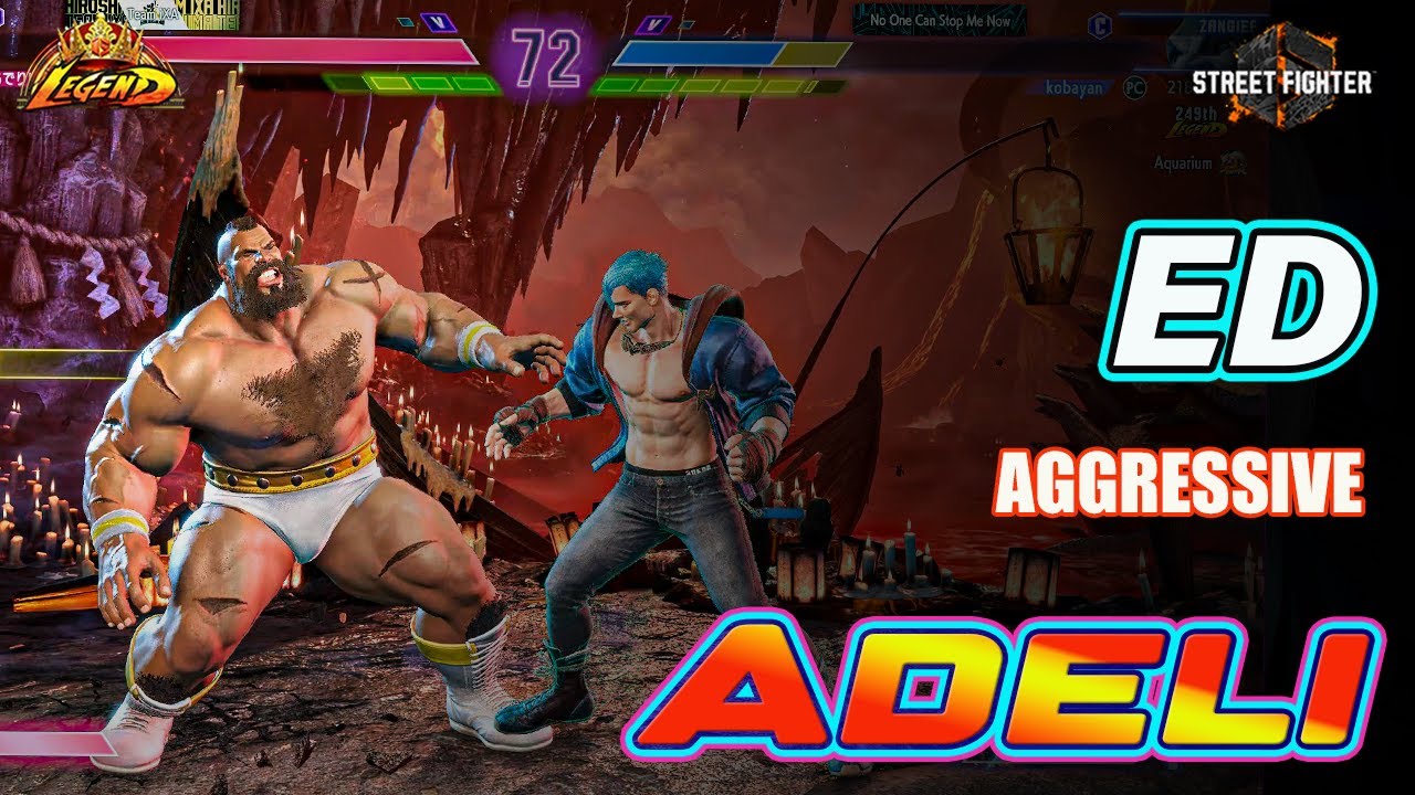 SF6 🔥 Best Aggressive ED ADELIE No.1 Ranked 🔥Street Fighter 6 High-Level Gameplay